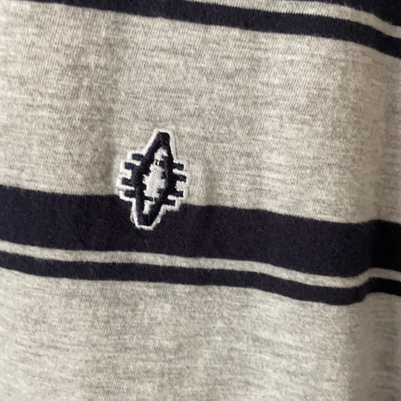 Akademiks Men’s Short Sleeve Striped Shirt Size 2XL - Picture 2 of 6